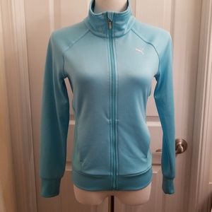 Blue running jacket